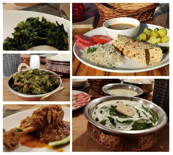 A spread of Kumaoni dishes served at Enchanted Hills